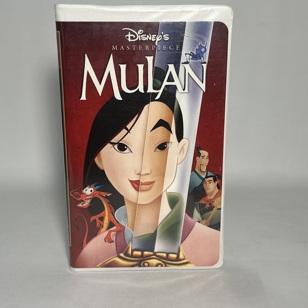 Mulan (VHS, 1999) Disney Vintage Clamshell Vintage Movie